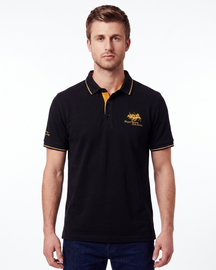 Belgavi — Embroidered Polo Shirt with Contrast Trim