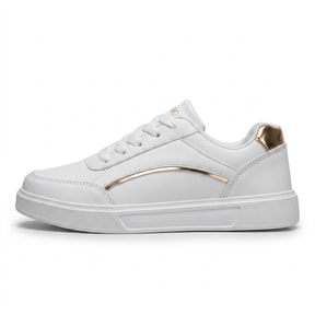 Stella — Platform Sneaker with Metallic Accents