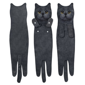 PurrSoft – Cute Cat Microfiber Hand Towel