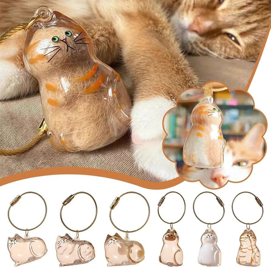 ForeverPaw – Pet Hair Memorial Keepsake Keychain