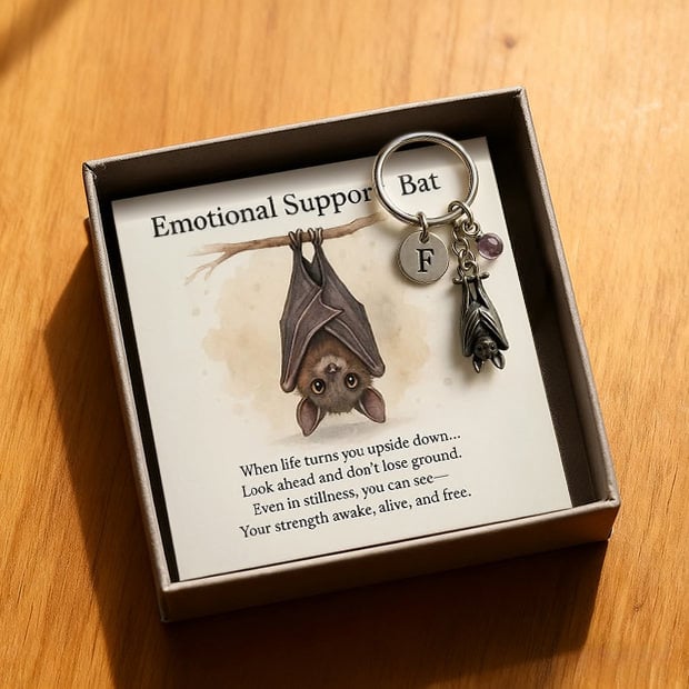 SoulWing – Motivational Bat Charm Keychain