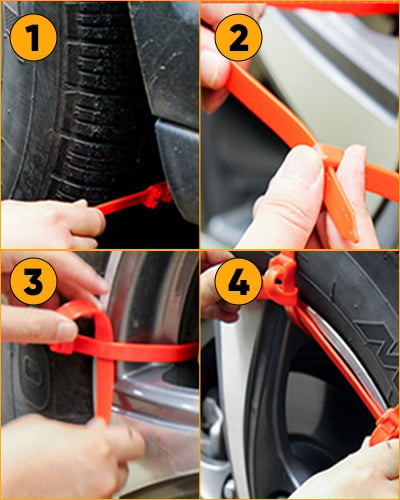 FrostGuard – Anti Slip Car Tire Snow Chains