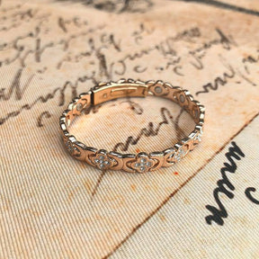 BloomGrace – Flower Copper Bracelet Elegant Style
