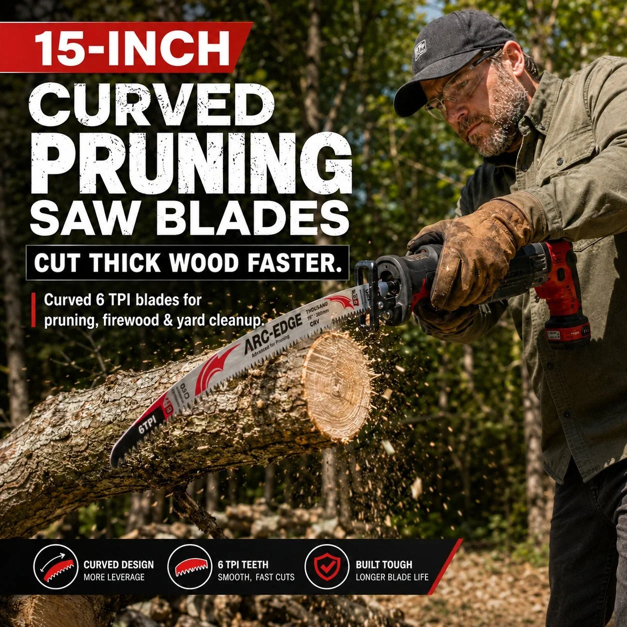 TimberEdge – Curved Pruning Saw Blades