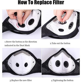 AirGuard – Reusable Carbon Filter Dust Mask