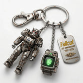 NukaRelic – Fallout Collectible Charm Keyring