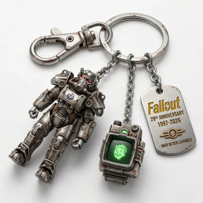 NukaRelic – Fallout Collectible Charm Keyring