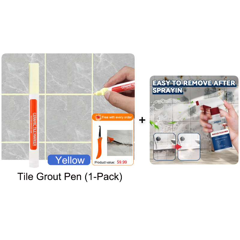🖌️ Anti-Mould & Waterproof Joint Pen for Ceramic Tiles! 🧱