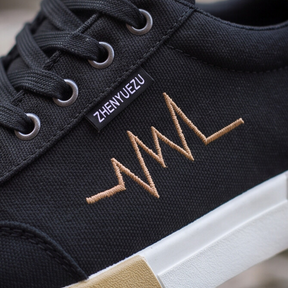 Pulseway — Canvas Sneaker with Heartbeat Detail