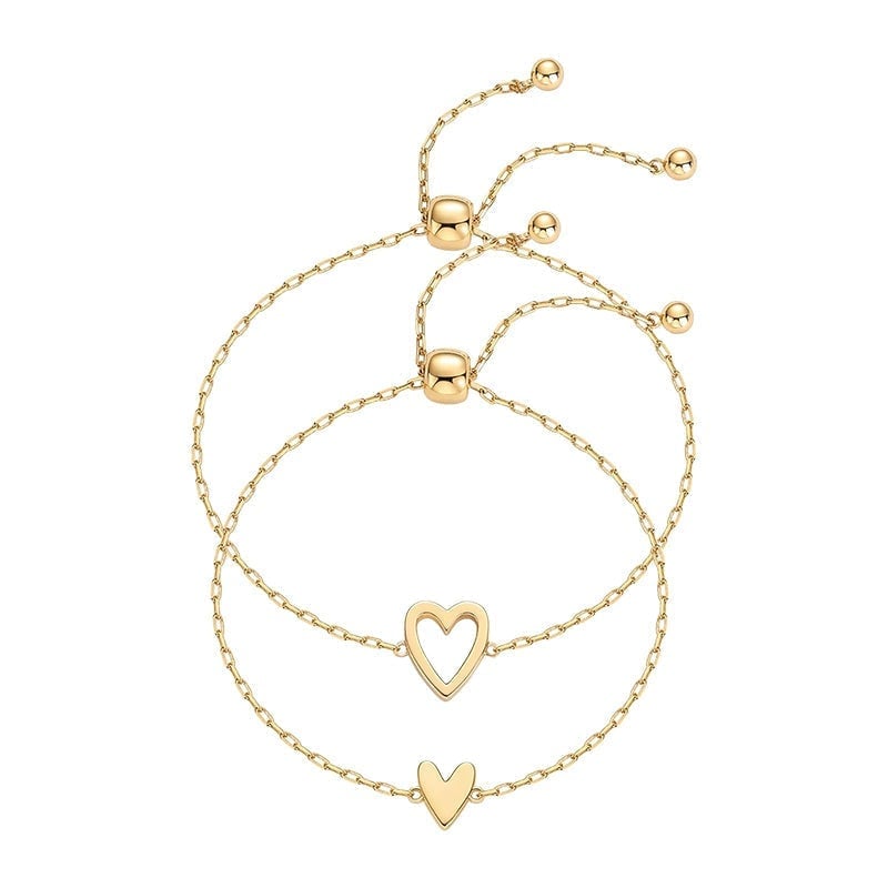ForeverTies – Adjustable Duo Friendship Bracelet Set