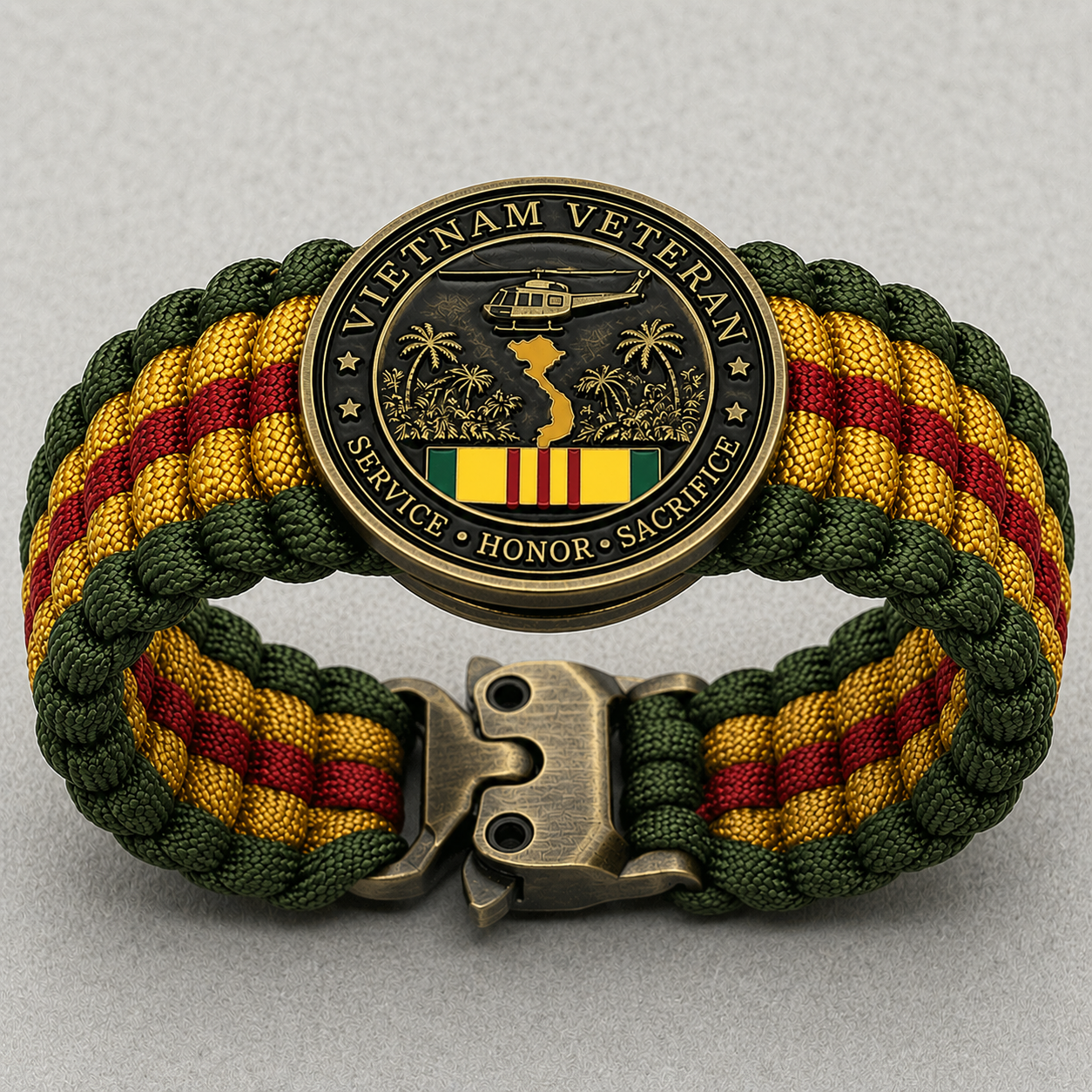 BraveBond – Vietnam Veteran Tribute Survival Bracelet