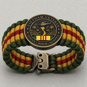 BraveBond – Vietnam Veteran Tribute Survival Bracelet