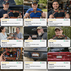 MarinePride – Semper Fi Auto Frame