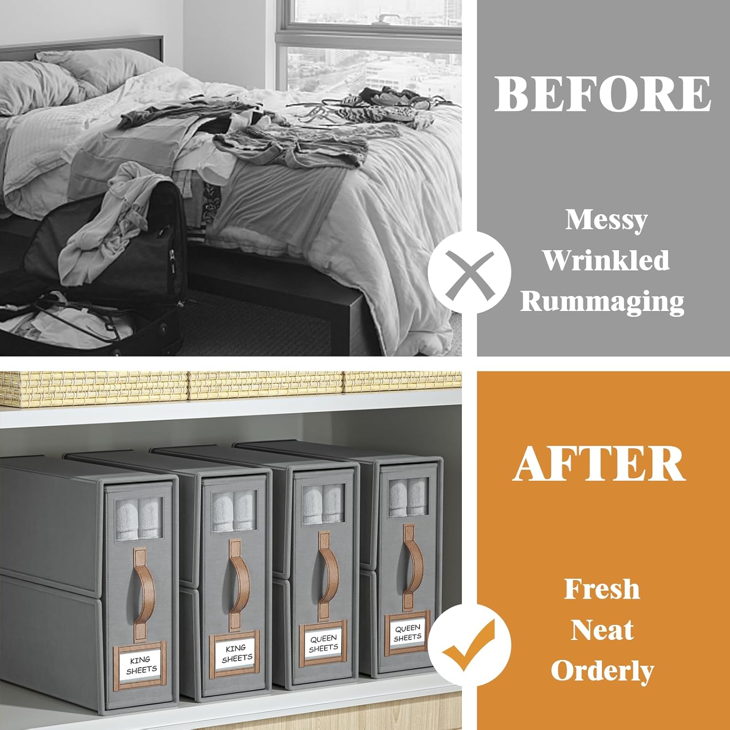 BeddyBox - Foldable Linen & Duvet Organizer