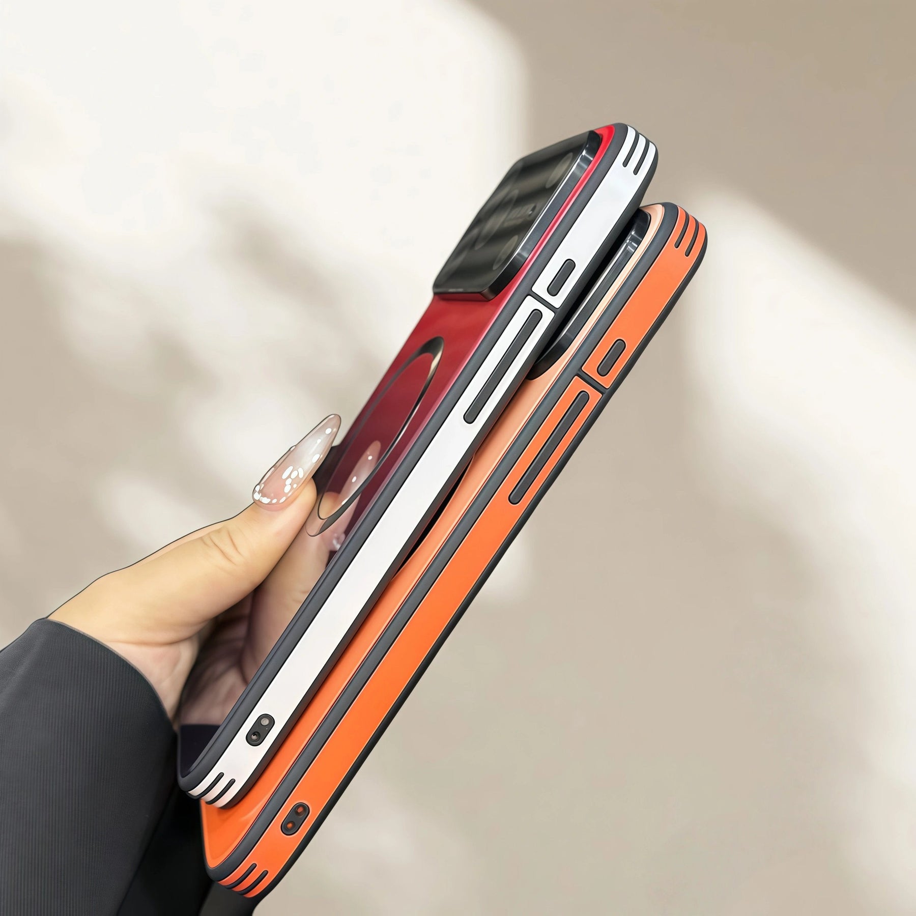 VistaVibe – Aesthetic Gradient Glass Armor Case