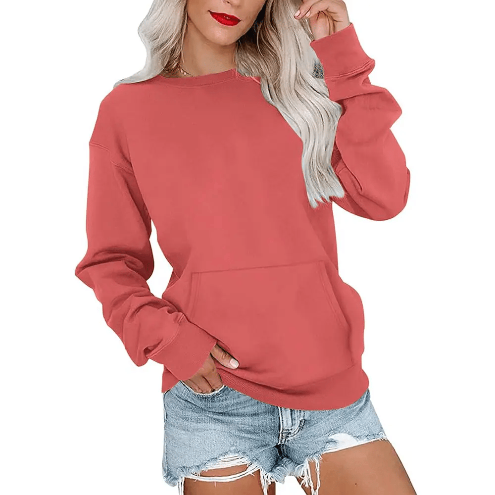 CozyCore – Women’s Crewneck Hoodless Sweatshirt