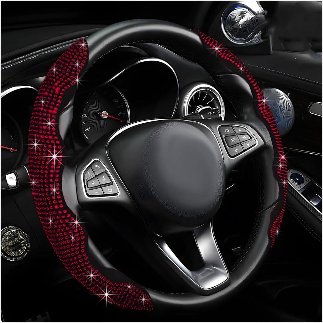 LuxiDrive – Crystal Studded Steering Wheel Cover