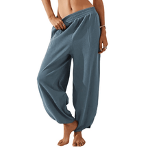 LuxeFlow – Women’s Wide Leg Palazzo Harem Pants