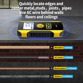 WallSense Pro – Precision Metal Detector Wall Scanner