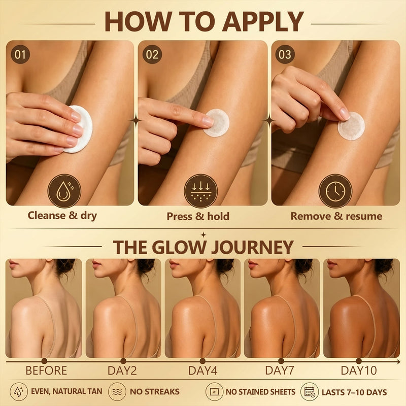 GlowNeedle – Sunless Instant Tanning Microneedle Patch