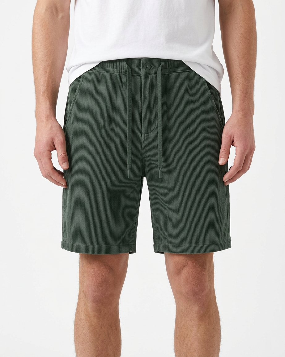 Ridgeline — Corduroy Cargo Shorts for Men