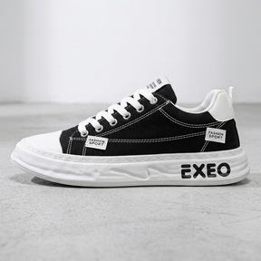 CanvaLift — Platform Sneaker with Stitched Label Details