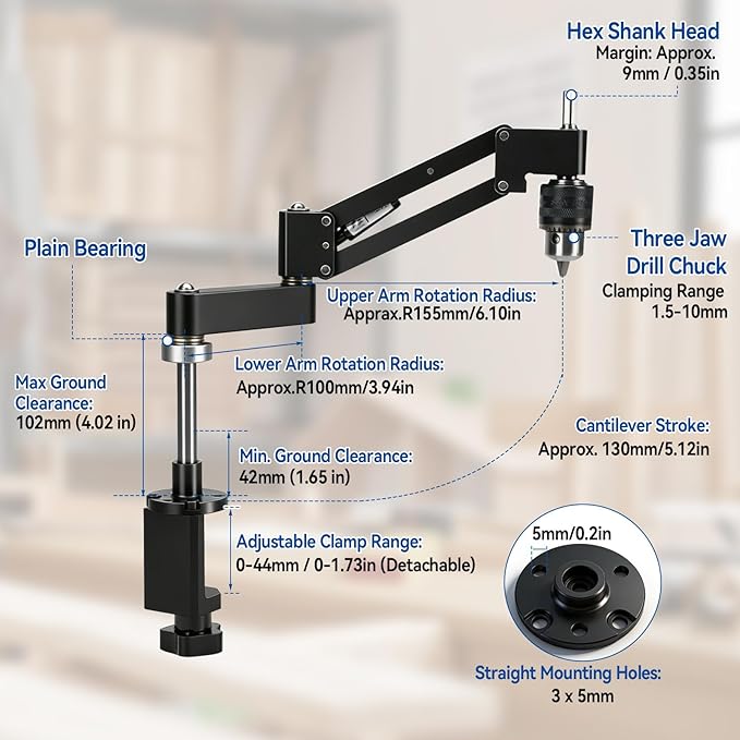 TapXpress – Light Duty Electric Drill Tapping Stand