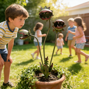 GardenWhim – Carnivorous Plant Metal Garden Stake
