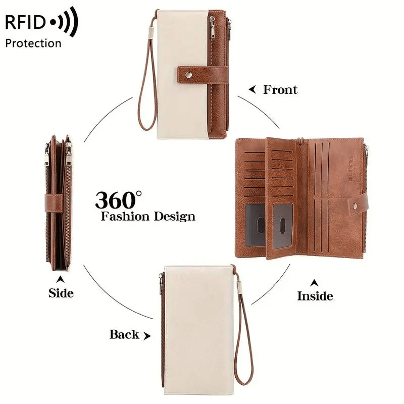 LunaVault – RFID Blocking Elegant Long Wallet