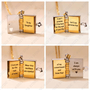 HeartWords - Openable Book Necklace