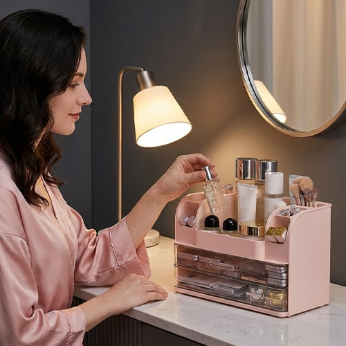 GlamStack – Space Saving Vanity Organizer