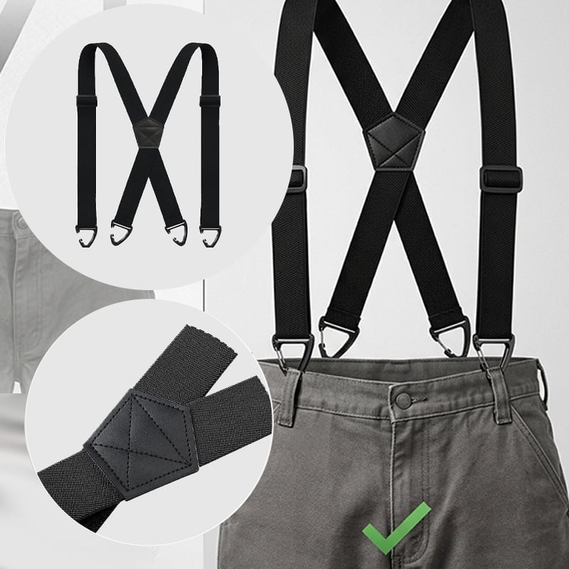 LockFit Elite – 4-Clip Suspenders