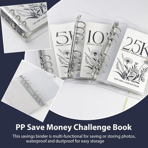 SaveWise – 12-Month Envelope Money Saving Challenge Binder