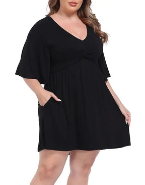 CurvaBelle – Plus Size Romper Dress