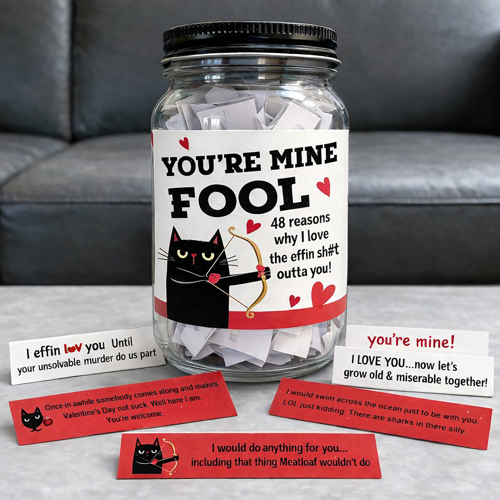LoveJar – 48 Badass Love Notes Jar