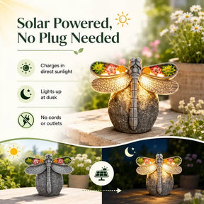 GlowWing – Solar Dragonfly Garden Light
