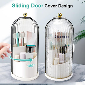 BrushNest – Sliding Lid Toothbrush Organizer