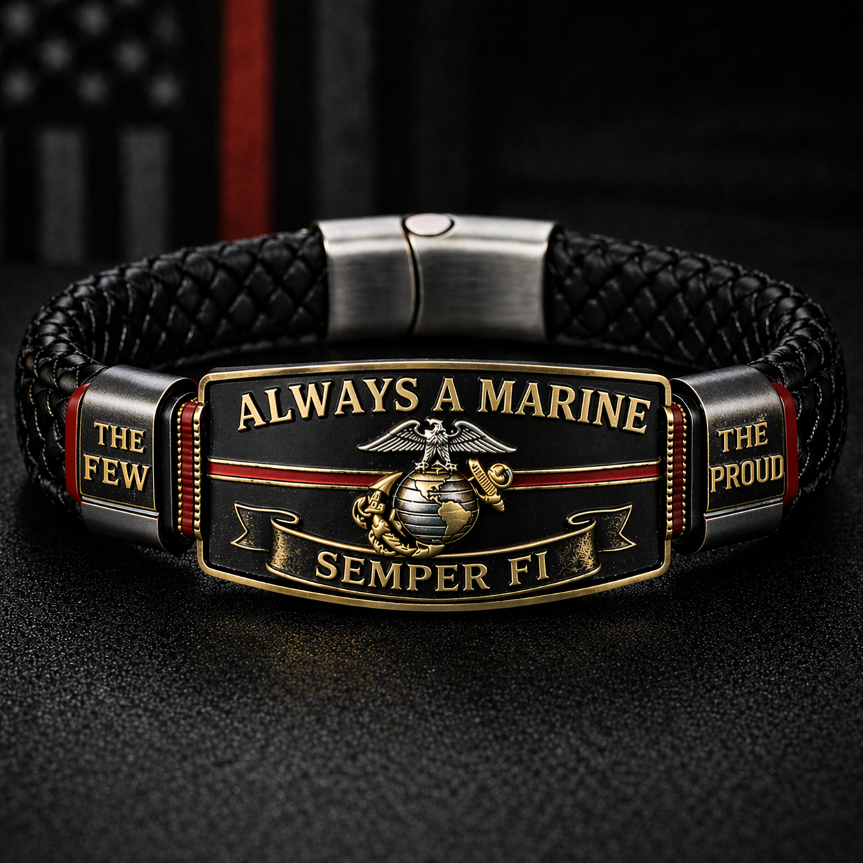 SemperValor – U.S. Marine Corps Tribute Bracelet