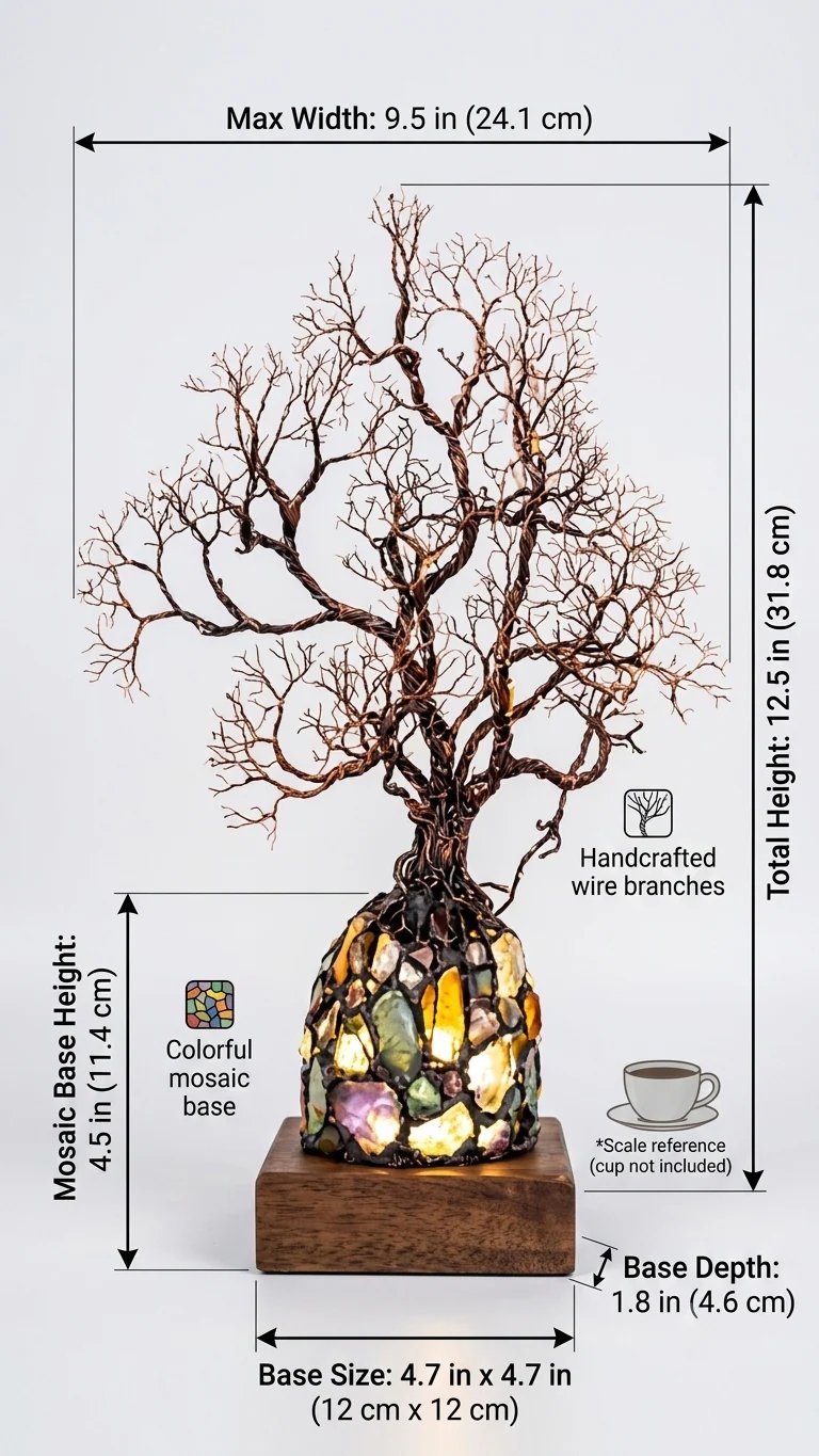 LumiTree – Elegant Crystal Tree Lamp