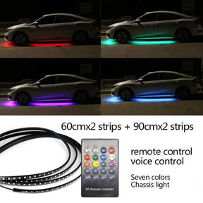 GlowRide – Flexible RGB Underbody LED Strip Lights