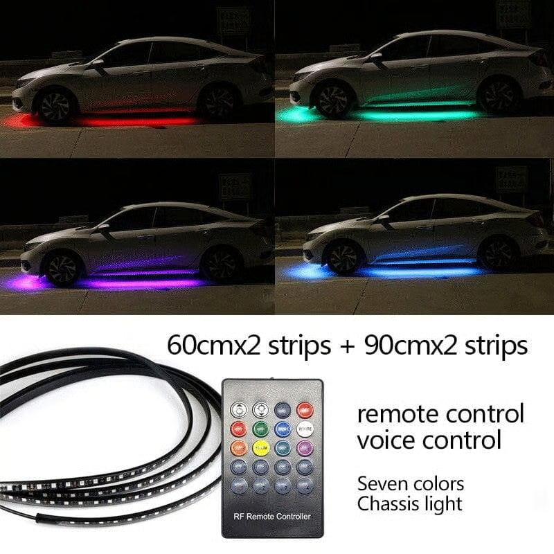 GlowRide – Flexible RGB Underbody LED Strip Lights