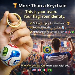 🔥Buy 1 Get 1 FREE: Share the Passion!⚽🏆 2026 World Cup Trophy Keychain
