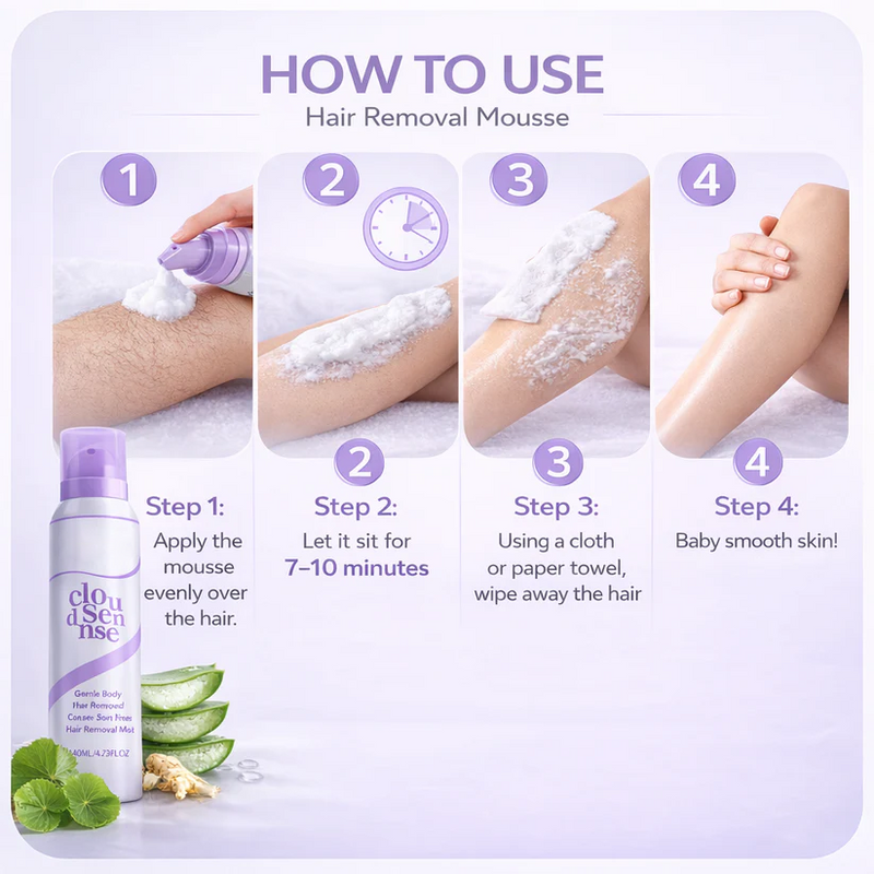 SilkPure – Instant Hair Removal Mousse