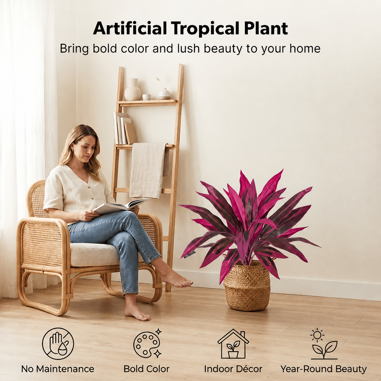 UrbanJungle – Artificial Tropical Plant Duo Set