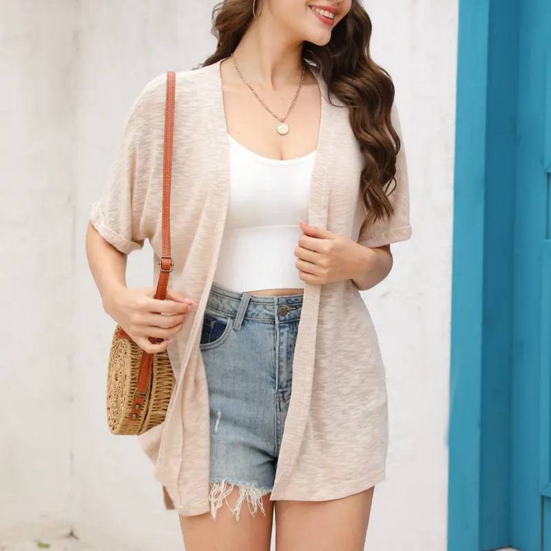 UrbanLayer – Short Sleeve Casual Solid Coat