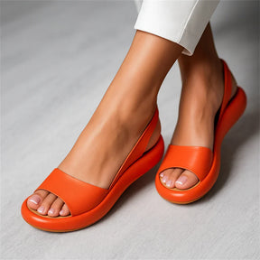 BandForm • Platform Sandal with Wide Strap