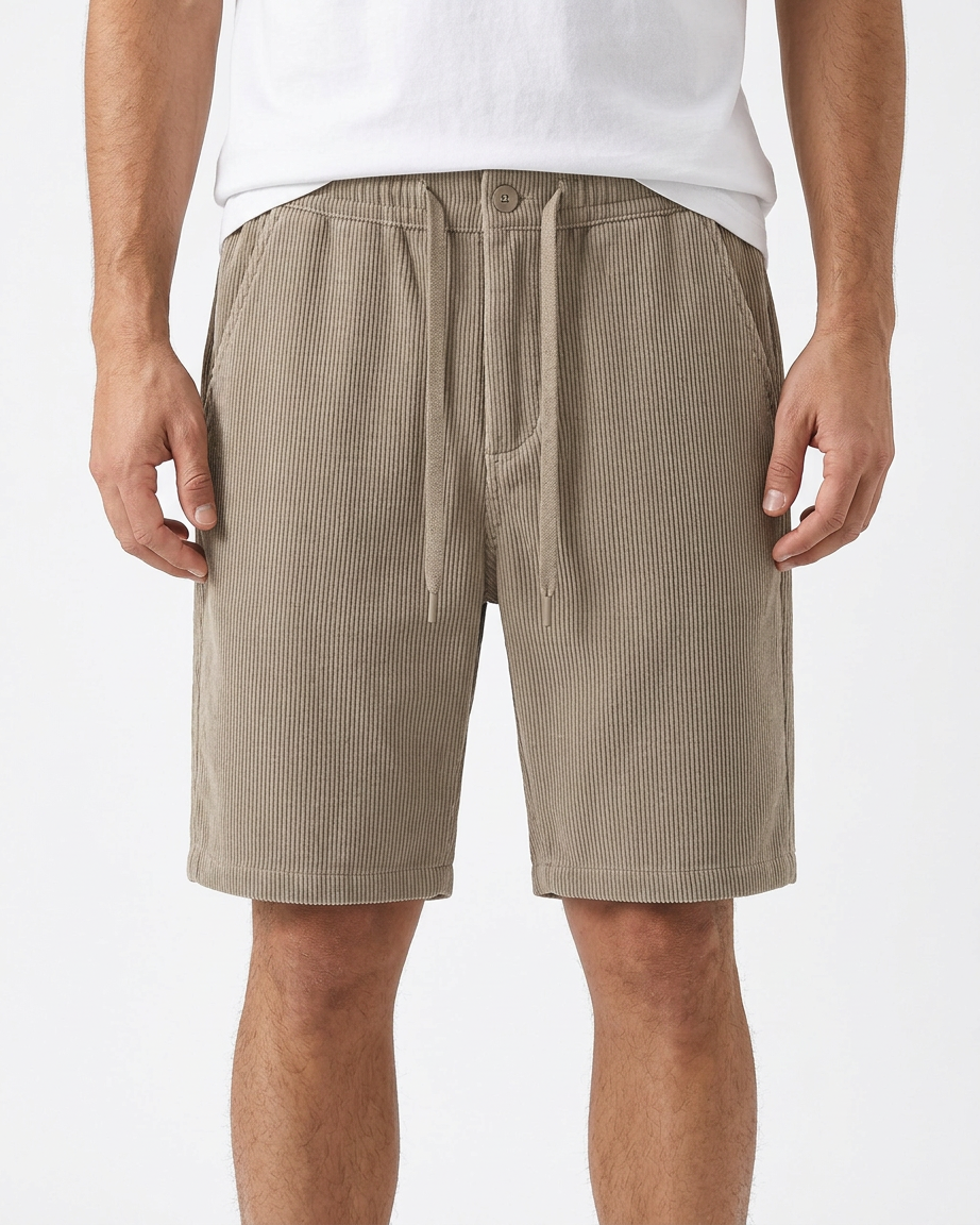 Ridgeline — Corduroy Cargo Shorts for Men