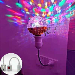 AuraParty – Colorful Rotating Disco Ball Light