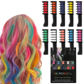 VibeColor - Hair Chalk Comb – Creative Style Kit