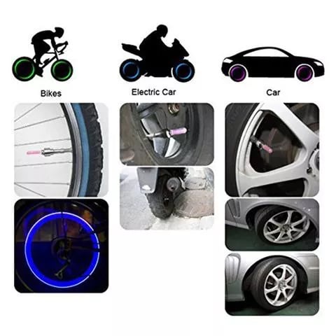 NeonSpin Lights – LED Tire Valve Glow